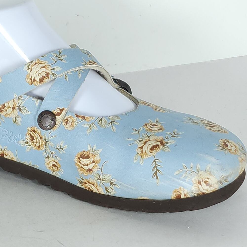 Papillio By Birkenstock Women's EU38 US7 Light Blue Slip-On Mules Clogs Shoes - Picture 16 of 16